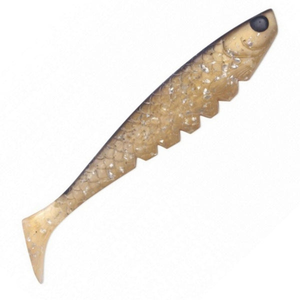 23cm Storm RIP Shad Soft Plastic Fishing Lure - Golden Flash