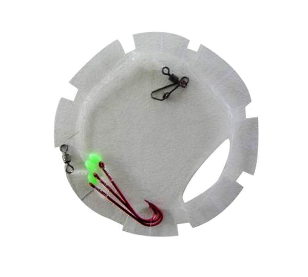 Surecatch Whiting Rig with Size 6 Chemically Sharpened Hooks and Lumo Beads