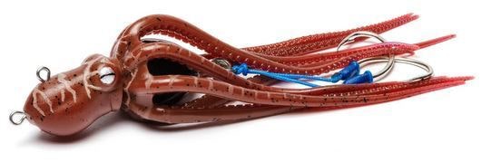 120g Mustad InkVader Octopus Soft Bait Fishing Lure -Squirts Soluble Scented Ink