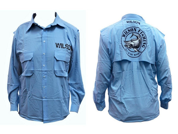 Wilson Outdoor Vented Long Sleeve Fishing Shirt - Moisture Wicking Fishing Jersey