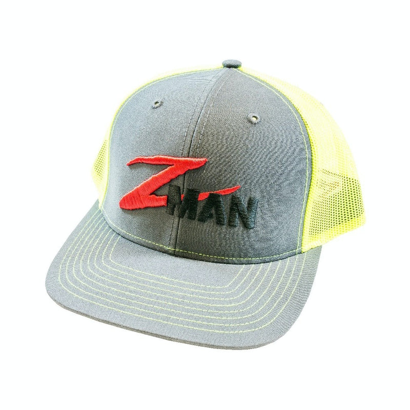 ZMan Lures Structured TruckerZ Fishing Cap with Adjustable Strap - Fishing Hat